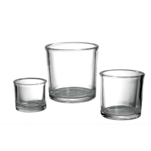 Glas Windlicht 12 cm Ersatzglas