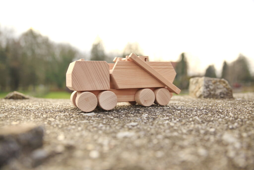 Absetzkipper mit Container