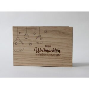 Holzgrußkarten Weihnachten 28
