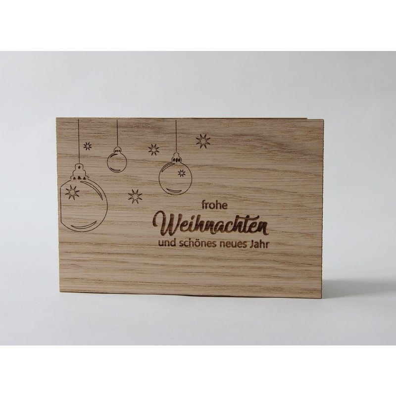 Holzgrußkarten Weihnachten 28