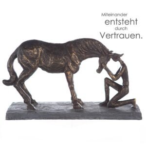 Skulptur für Pferdeliebhaber 31 cm