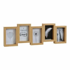 Fotorahmen für 5 Fotos aus Holz 10x15cm