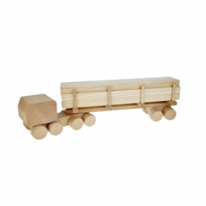 Sattelzug mit Holztransporter - Esche