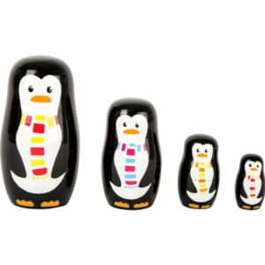 Matrjoschka Pinguin-Familie