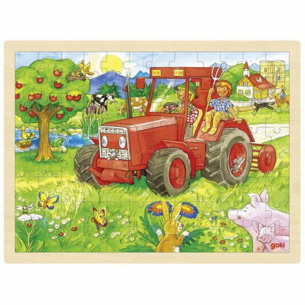 Einlegepuzzle Traktor