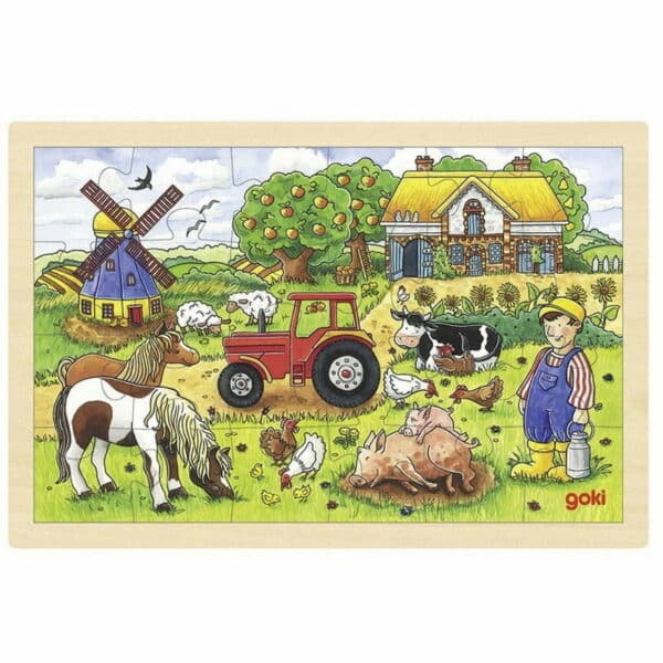 Einlegepuzzle Müllers Farm