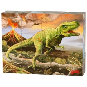 Würfelpuzzle Dinosaurier