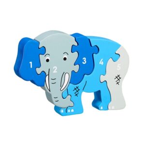 Zahlenpuzzle Elefant 1-5 Fair-Trade