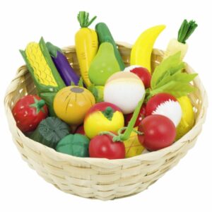 Obst und Gemüse im Körbchen