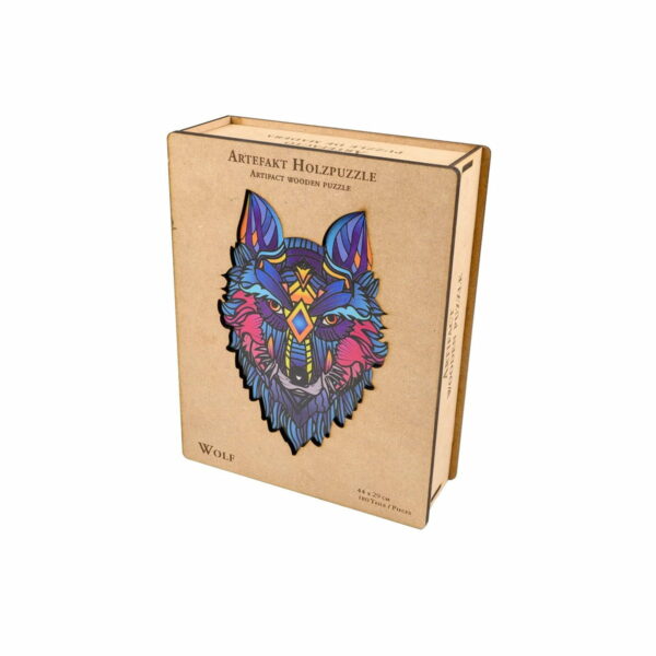 Holzpuzzle 2 in 1 Wolf