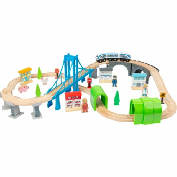 Spielzeugeisenbahn Brückenbau