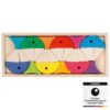 Legespiel und Bausteinkasten 6 bunte Fische