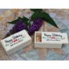 Holzbox mit Schiebedeckel für kleine Geschenke - Happy Birthday