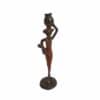 Bronze Skulptur Femme à l’amphore et à l’enfant