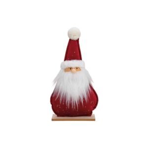 Weihnachtsmann auf Holzsockel