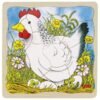 Schichtenpuzzle Das Huhn