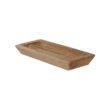 Schale Teak unfinish 40 cm rechteckig