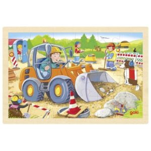Einlegepuzzle Radlader
