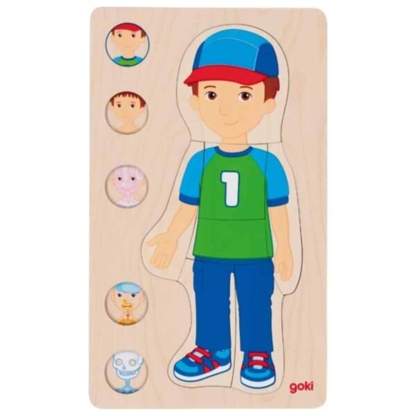 Schichtenpuzzle Junge