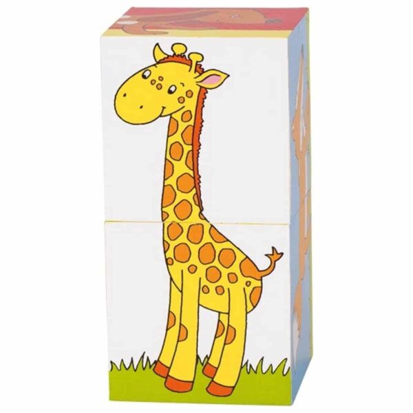 Würfelpuzzle Tiere