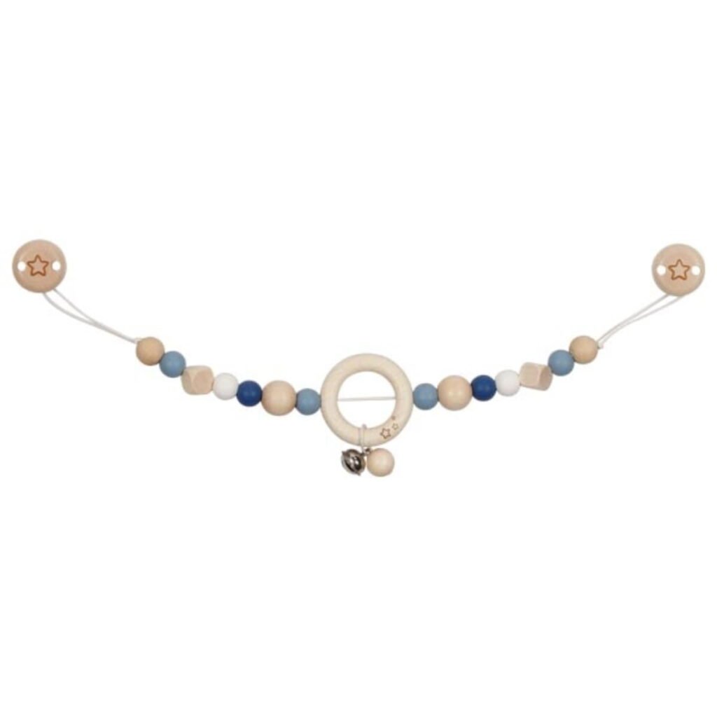 Kinderwagenkette mit Sternen blau