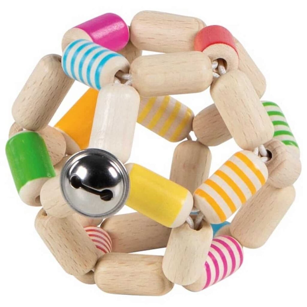 Greifling Ball klein gestreift