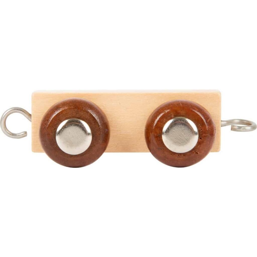 Buchstabenzug Anhänger natur