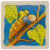 Schichtenpuzzle die Raupe
