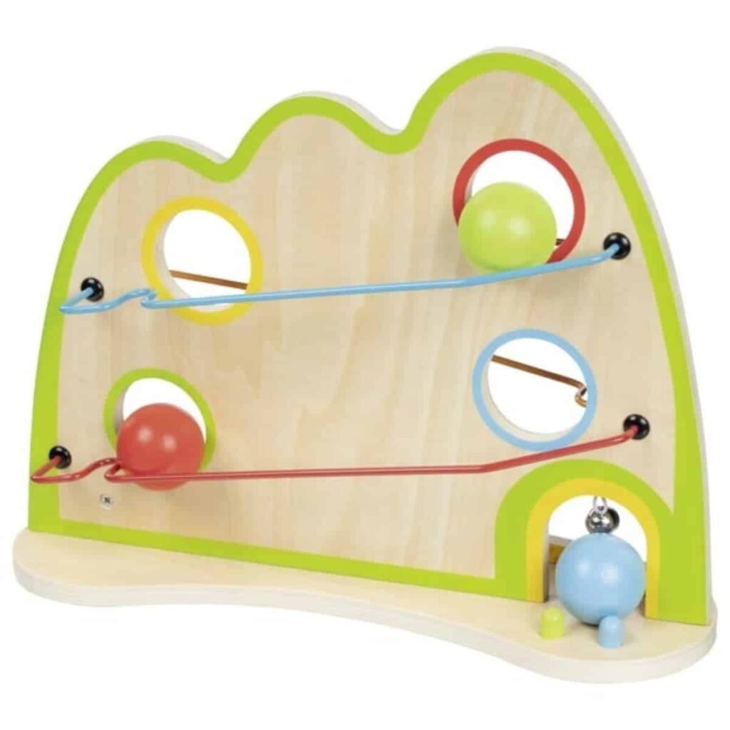 Kugelbahn Seitenwechsel