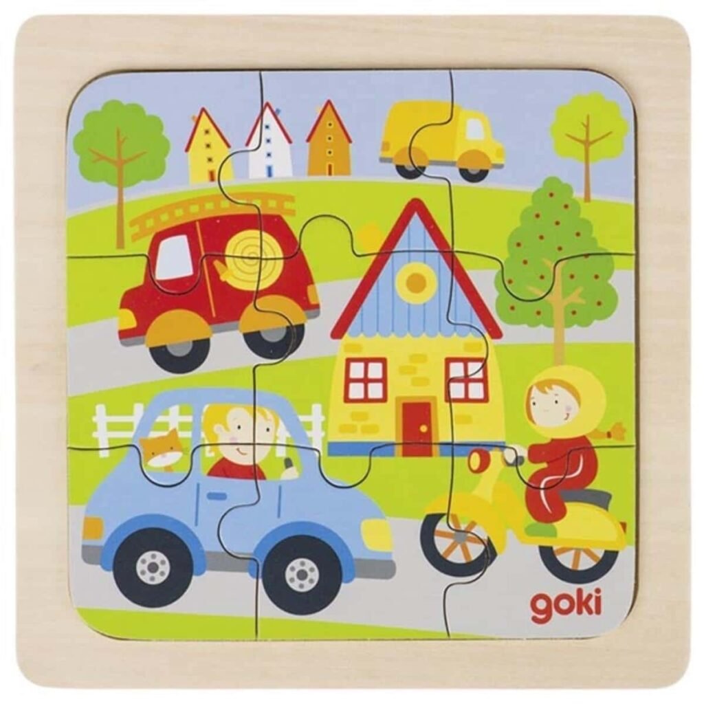 Einlegepuzzle Straßenverkehr