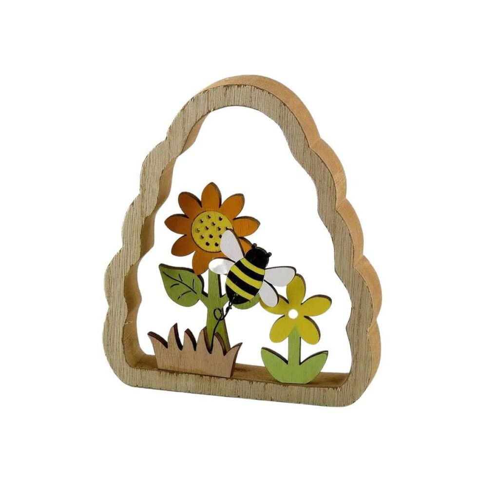 Aufsteller Blume mit Biene