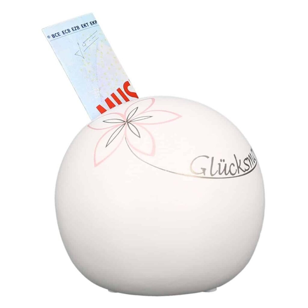 Keramik Spardose Glücksmomente