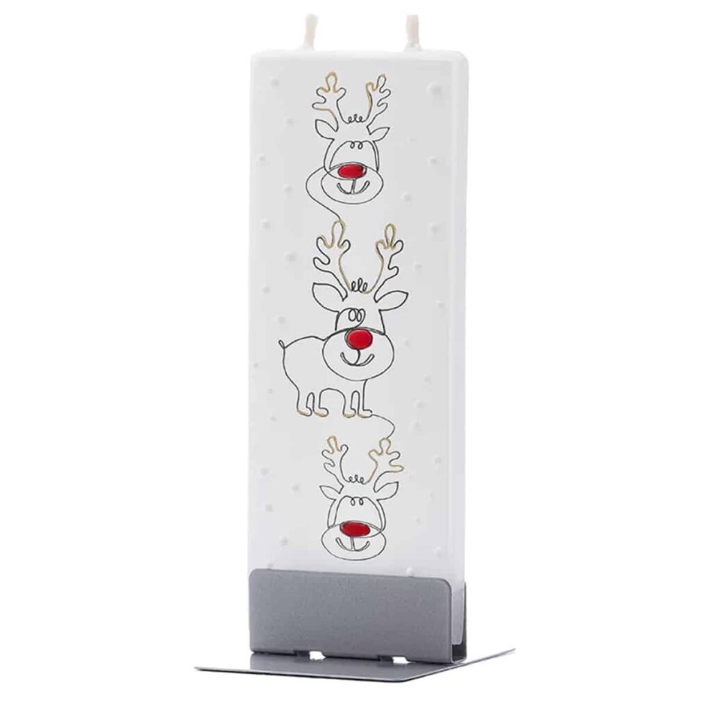 Kerze Rentiere