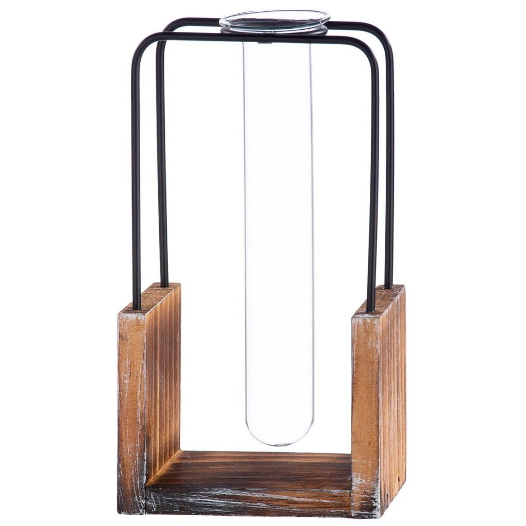 Metall Hänge-Vase mit Reagenzglas