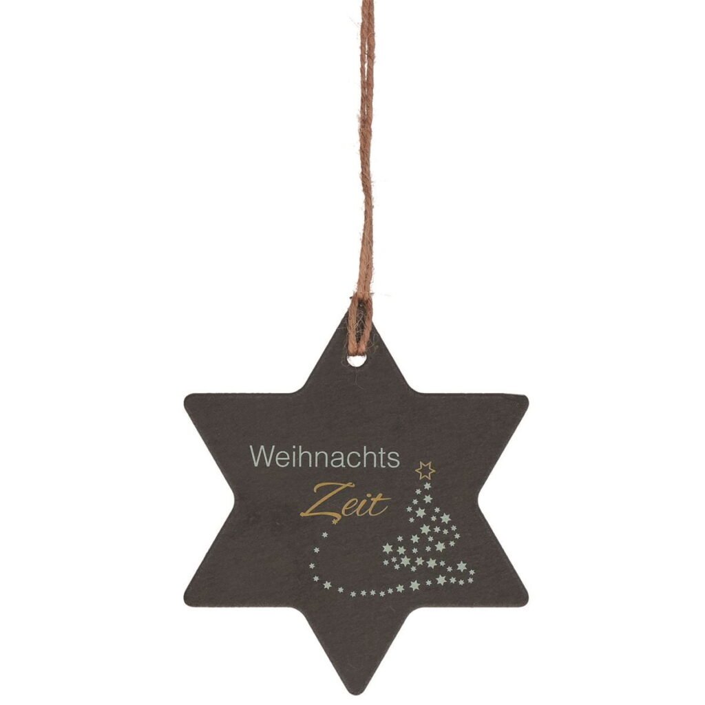 Schieferanhänger Weihnachtszeit