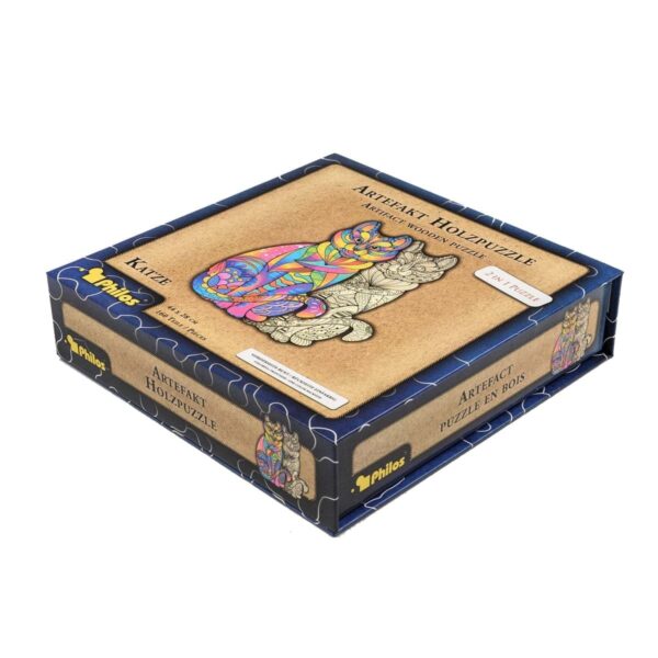 Holzpuzzle 2 in 1 Katze
