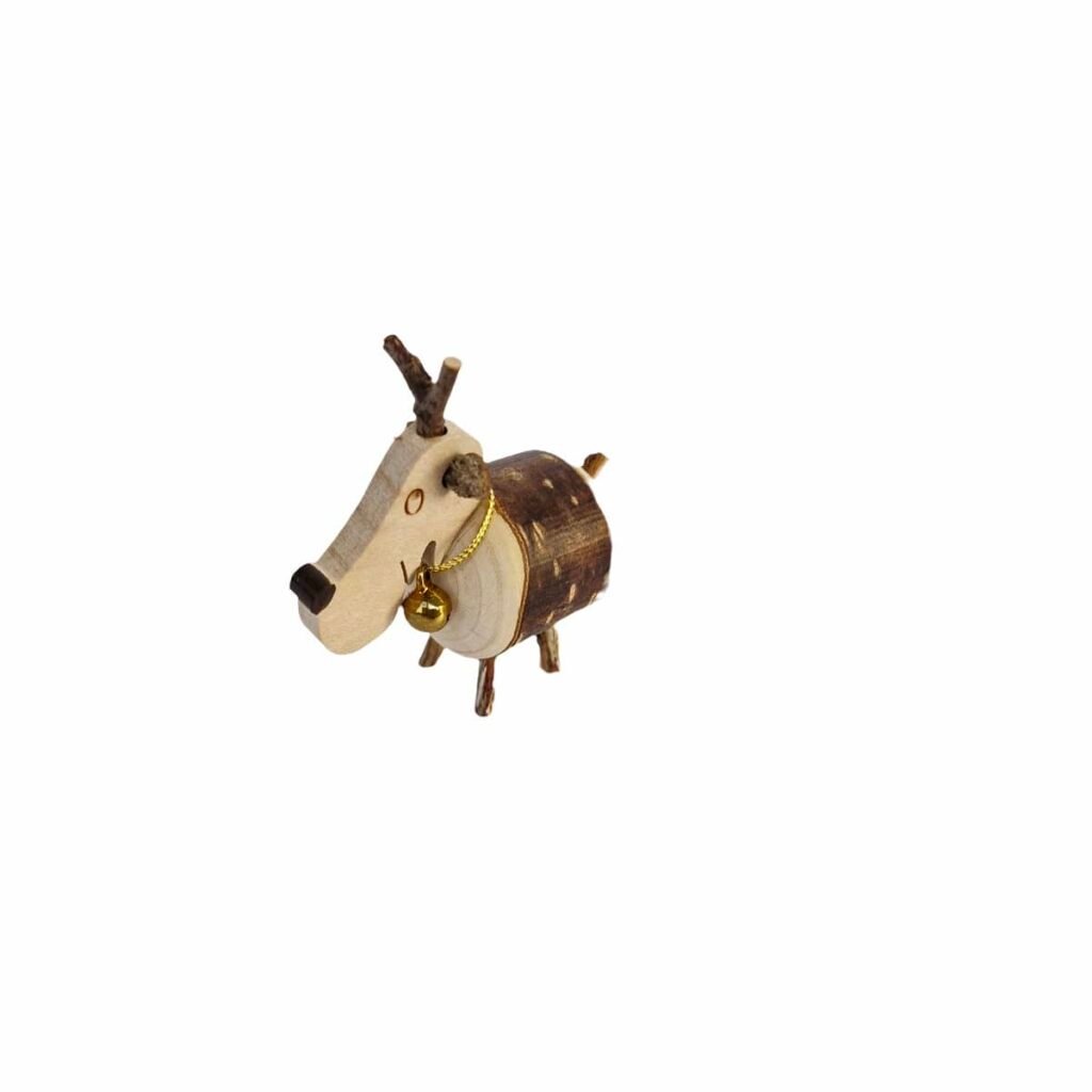 Rentier 6 cm mit Schelle