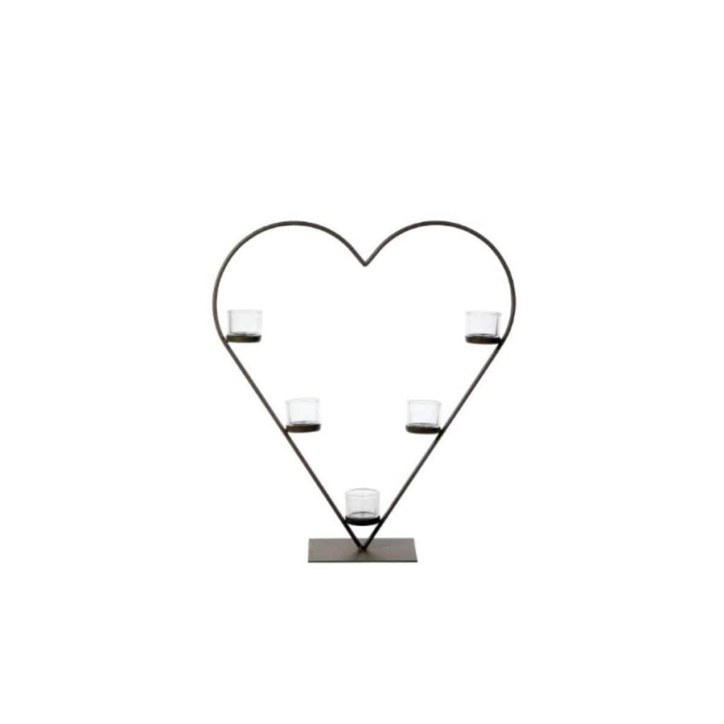 Windlicht Herzform 64 cm