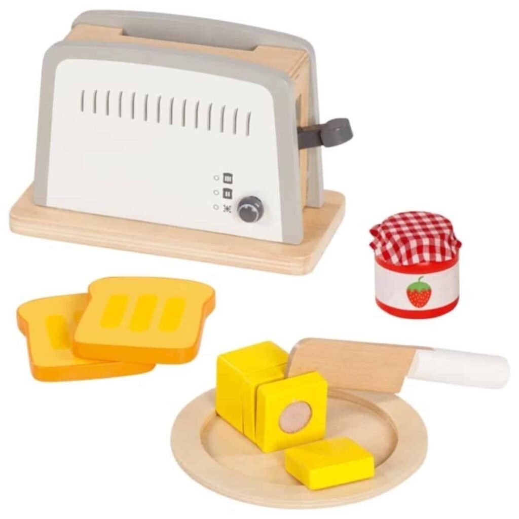 Toaster grau weiß