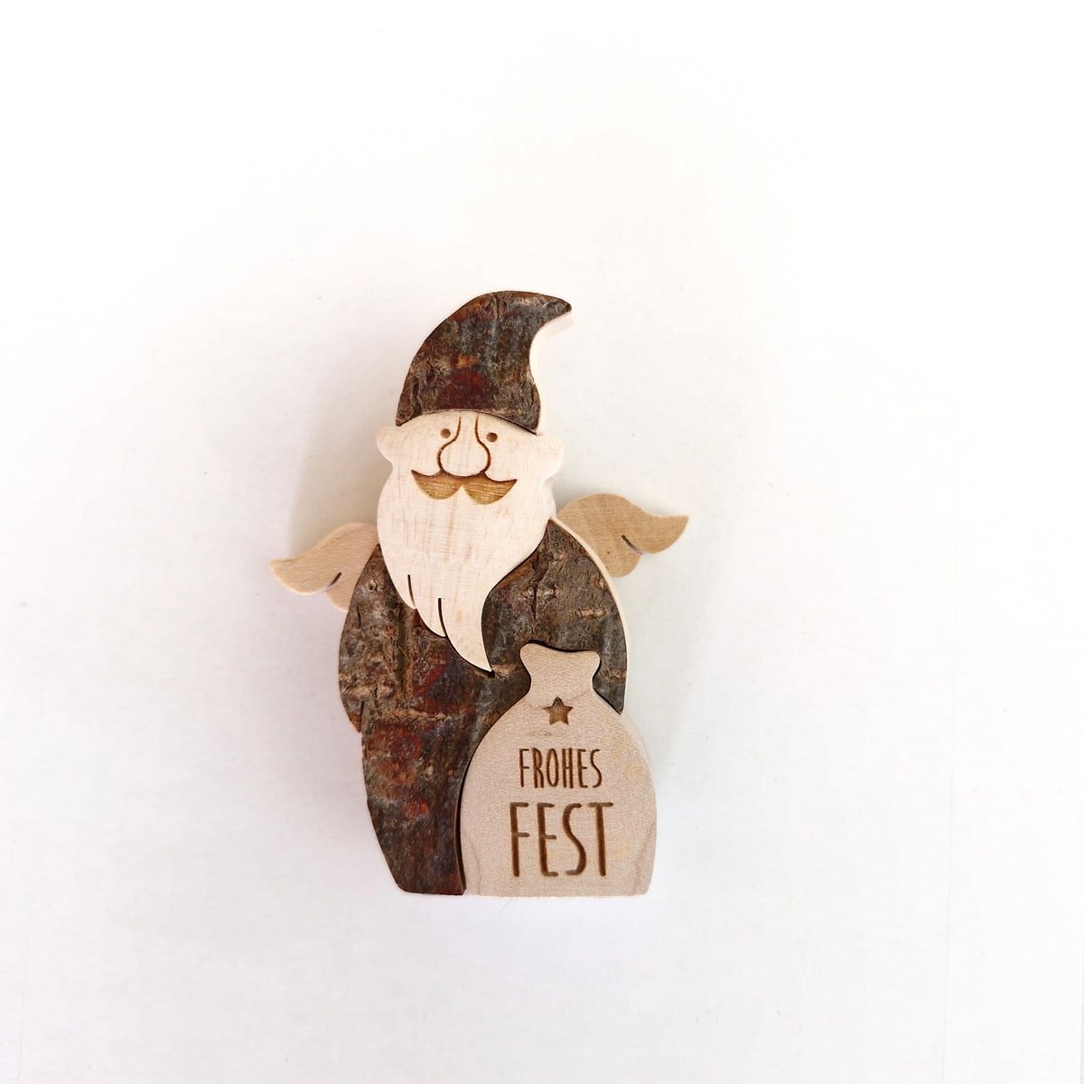 Weihnachtsmann aus Holz