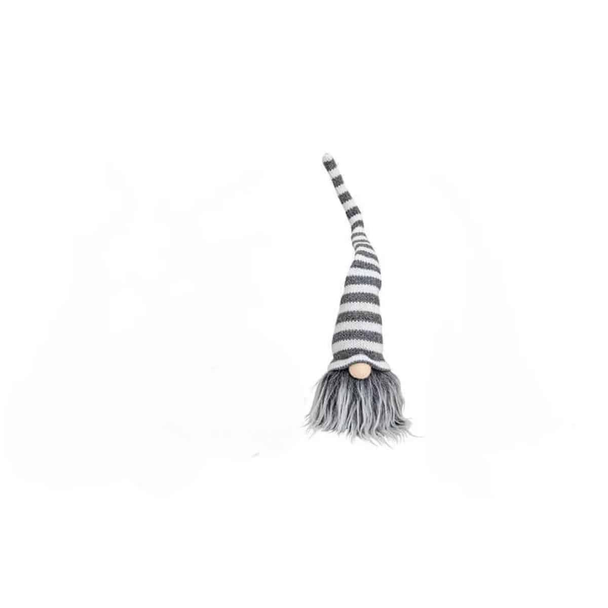 Wichtel grau gestreift