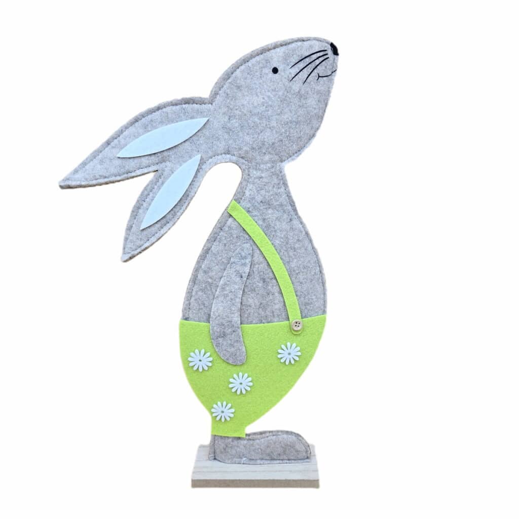 Osterhase aus Filz 44 cm